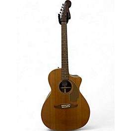 Used Fender Newporter Player Natural Acoustic Electric Guitar