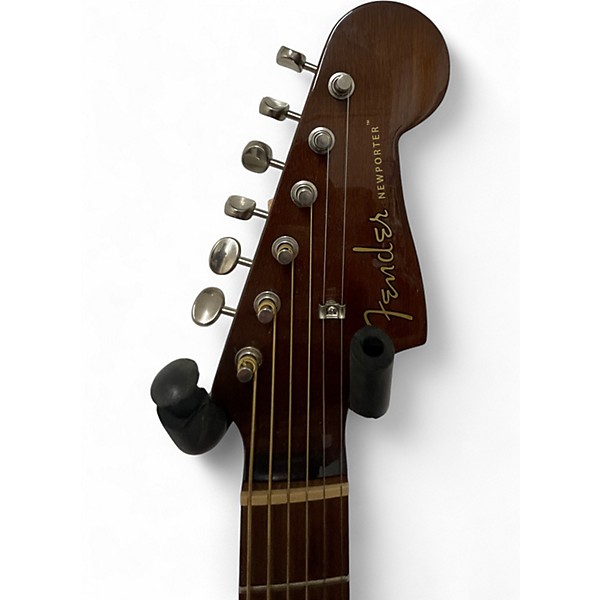 Used Fender Newporter Player Natural Acoustic Electric Guitar