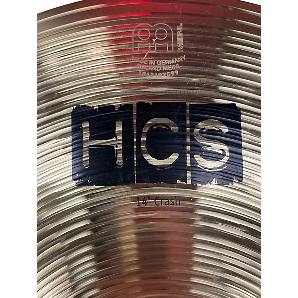 Used MEINL 14in HCS Crash Cymbal