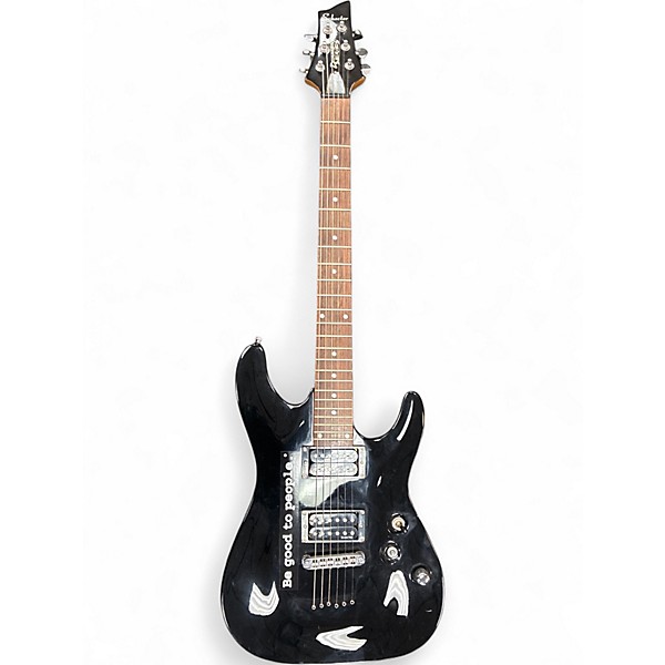 Used Schecter Guitar Research Omen 6 Black Solid Body Electric Guitar