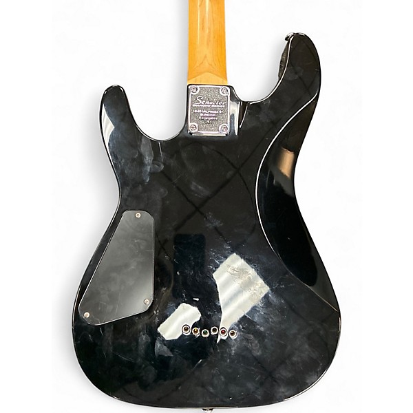 Used Schecter Guitar Research Omen 6 Black Solid Body Electric Guitar