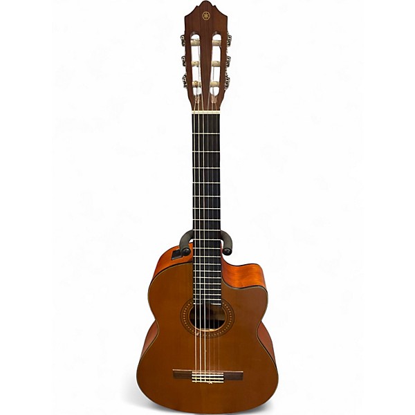 Used Yamaha CG122MCC Natural Classical Acoustic Electric Guitar