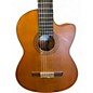Used Yamaha CG122MCC Natural Classical Acoustic Electric Guitar