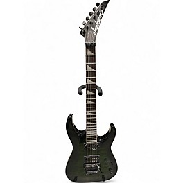 Used Jackson JS32Q Dinky Trans Green BURST Solid Body Electric Guitar