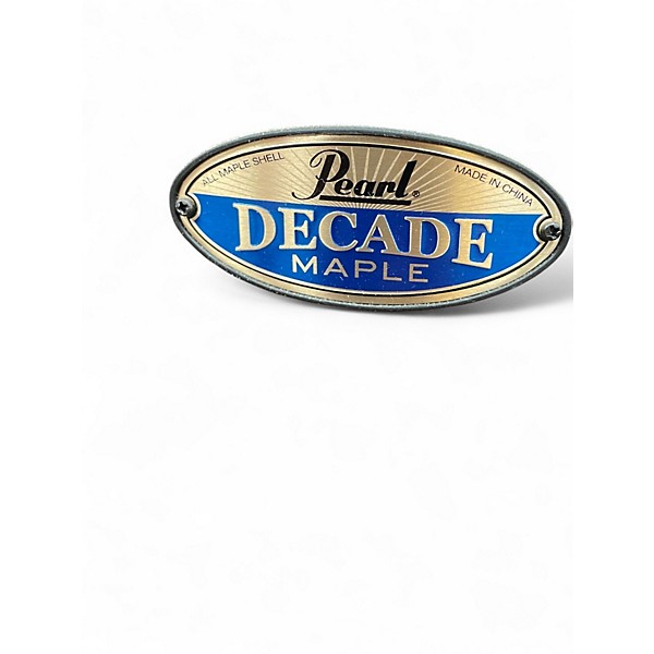 Used Pearl 6 Piece Decade Maple 6-Piece Dark Natural Drum Kit