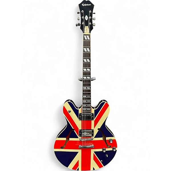 Used Epiphone SUPERNOVA UNION JACK Hollow Body Electric Guitar