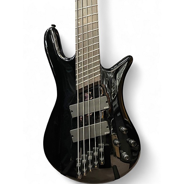 Used Spector NS Dimension HP 5 Multi-Scale Electric Bass Black Electric Bass Guitar