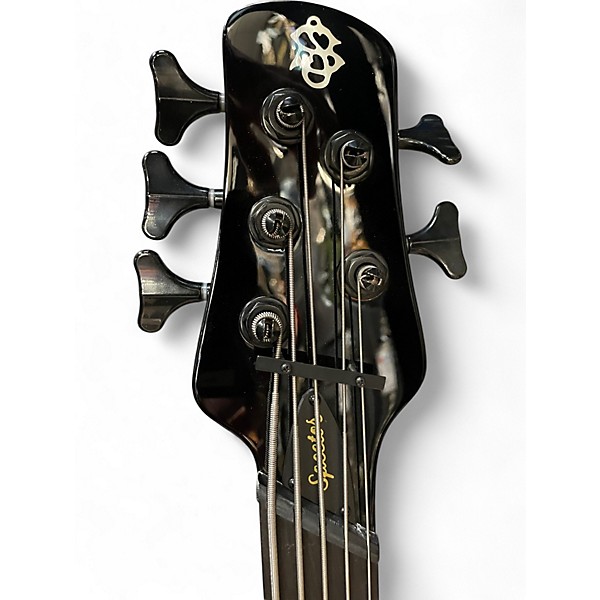 Used Spector NS Dimension HP 5 Multi-Scale Electric Bass Black Electric Bass Guitar