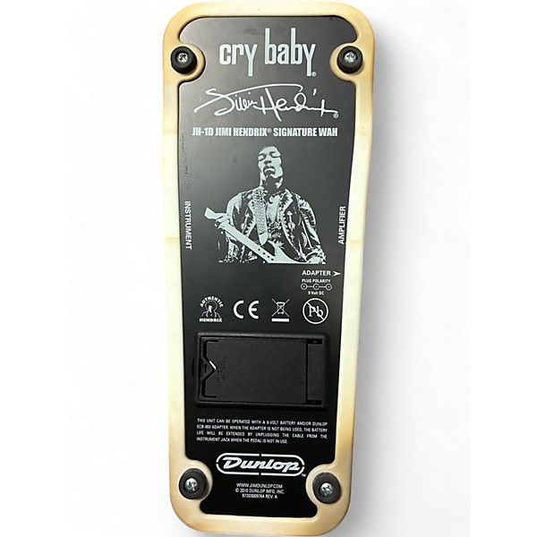 Used Dunlop JH1D JImi Hendrix Signature Wah Effect Pedal