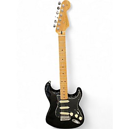 Used 2014 Fender Standard Stratocaster Black Solid Body Electric Guitar