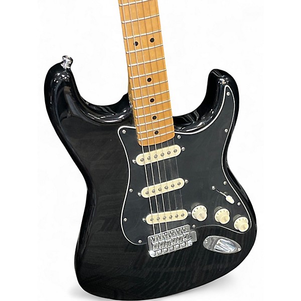 Used 2014 Fender Standard Stratocaster Black Solid Body Electric Guitar