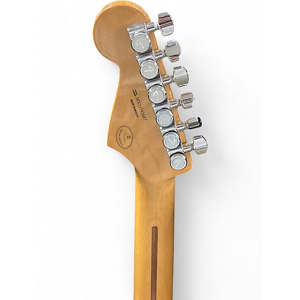 Used 2014 Fender Standard Stratocaster Black Solid Body Electric Guitar