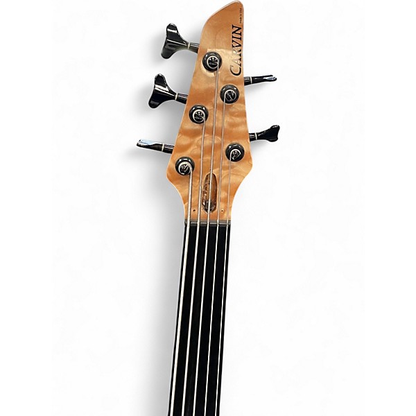 Used Carvin lb75af natural Electric Bass Guitar