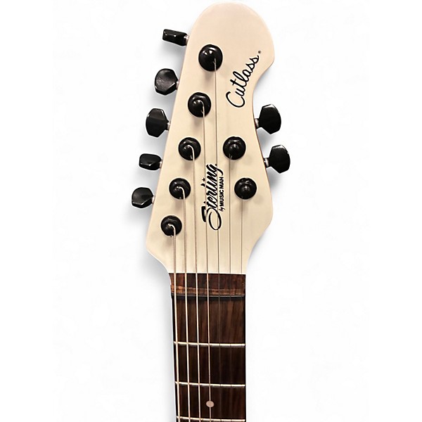 Used Sterling by Music Man Man Jason Richardson Cutlass 7-String Pearl White Solid Body Electric Guitar