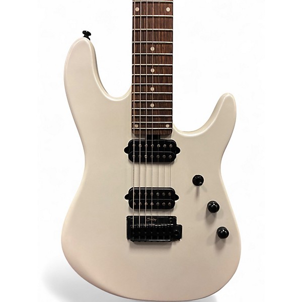 Used Sterling by Music Man Man Jason Richardson Cutlass 7-String Pearl White Solid Body Electric Guitar