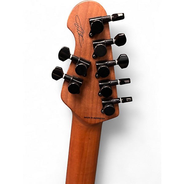 Used Sterling by Music Man Man Jason Richardson Cutlass 7-String Pearl White Solid Body Electric Guitar