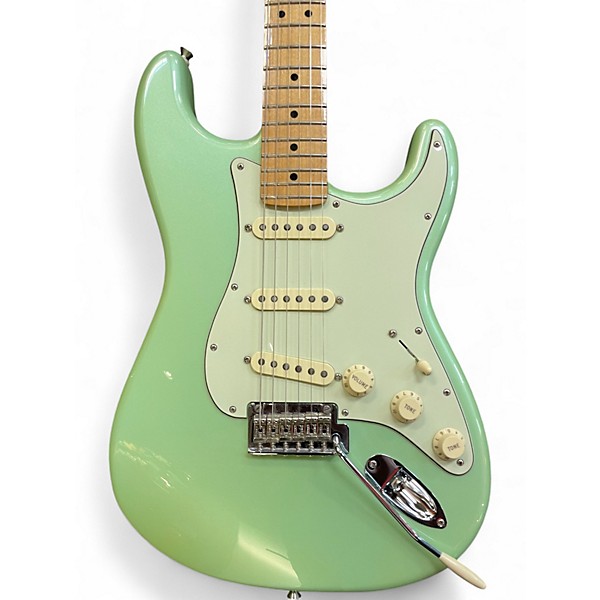 Used Fender Stratocaster Mint Green Solid Body Electric Guitar