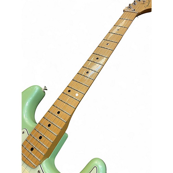 Used Fender Stratocaster Mint Green Solid Body Electric Guitar
