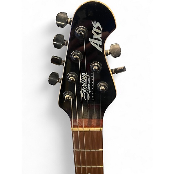 Used Sterling by Music Man Sub AX3 Axis Black Solid Body Electric Guitar