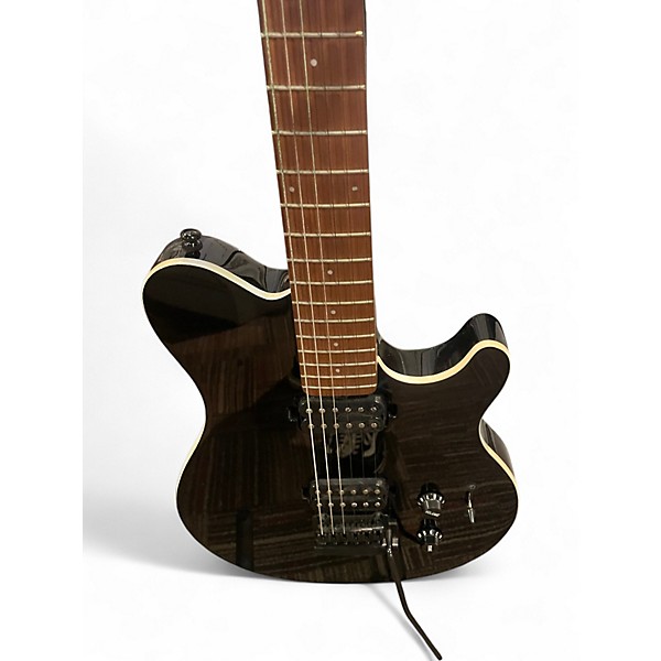 Used Sterling by Music Man Sub AX3 Axis Black Solid Body Electric Guitar