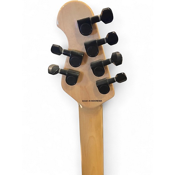 Used Sterling by Music Man Sub AX3 Axis Black Solid Body Electric Guitar