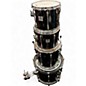 Used Yamaha 4 Piece power v special Black Drum Kit