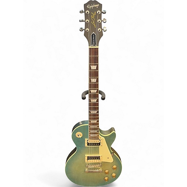 Used Epiphone LEAS PAUL TRADITIONAL PRO IV WORN PACIFIC BLUE Solid Body Electric Guitar