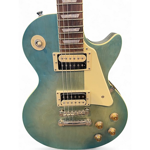 Used Epiphone LEAS PAUL TRADITIONAL PRO IV WORN PACIFIC BLUE Solid Body Electric Guitar