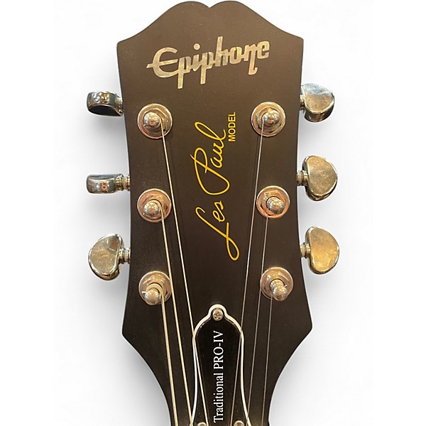 Used Epiphone LEAS PAUL TRADITIONAL PRO IV WORN PACIFIC BLUE Solid Body Electric Guitar