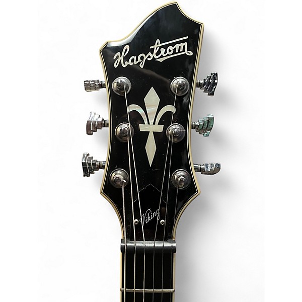 Used Hagstrom Viking Cherry Hollow Body Electric Guitar