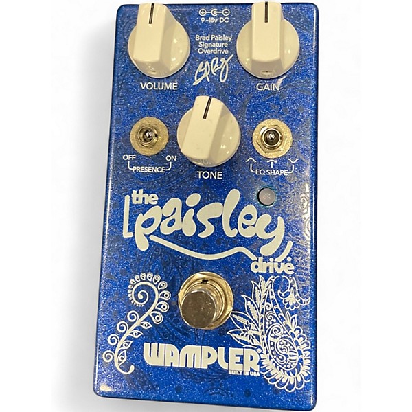 Used Wampler Brad Paisley Signature Overdrive Effect Pedal