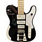 Used Fender Jack White Triplecaster Telecaster Black Solid Body Electric Guitar