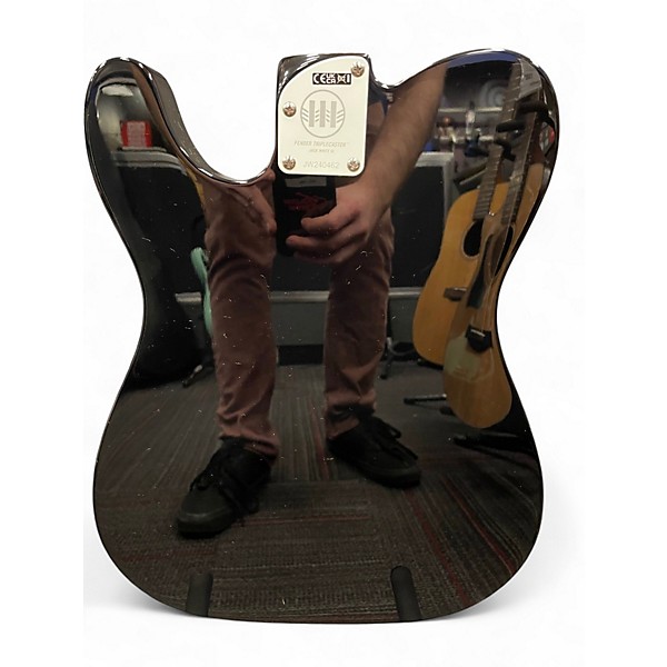 Used Fender Jack White Triplecaster Telecaster Black Solid Body Electric Guitar