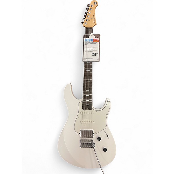 Used Yamaha STANDARD PLUS WHITE Solid Body Electric Guitar