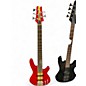 Used Douglas NECK THRU RED Electric Bass Guitar thumbnail