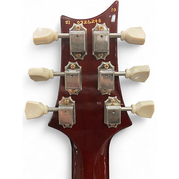 Used 2021 PRS McCarty 10 Top Charcoal Cherry Burst Solid Body Electric Guitar