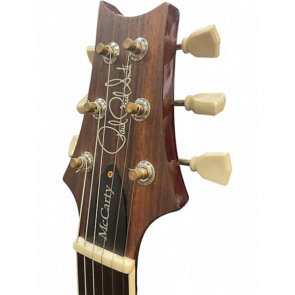 Used 2021 PRS McCarty 10 Top Charcoal Cherry Burst Solid Body Electric Guitar