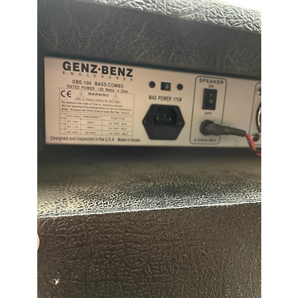 Used Genz Benz GBE100  Bass Combo Amp