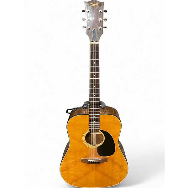 Vintage 1970s Gibson J-50 Deluxe Natural Acoustic Guitar