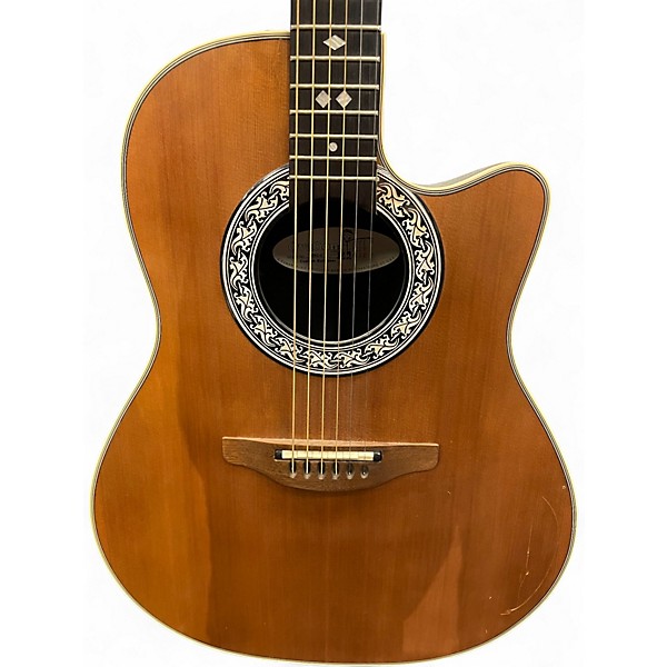 Used Ovation 1862-C Natural Acoustic Electric Guitar