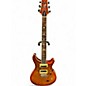 Used PRS SE Custom 24 exotic burl sunburst Solid Body Electric Guitar thumbnail