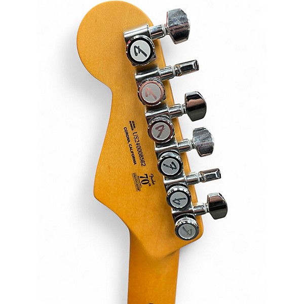 Used Fender American Ultra Stratocaster HSS Texas Tea Solid Body Electric Guitar