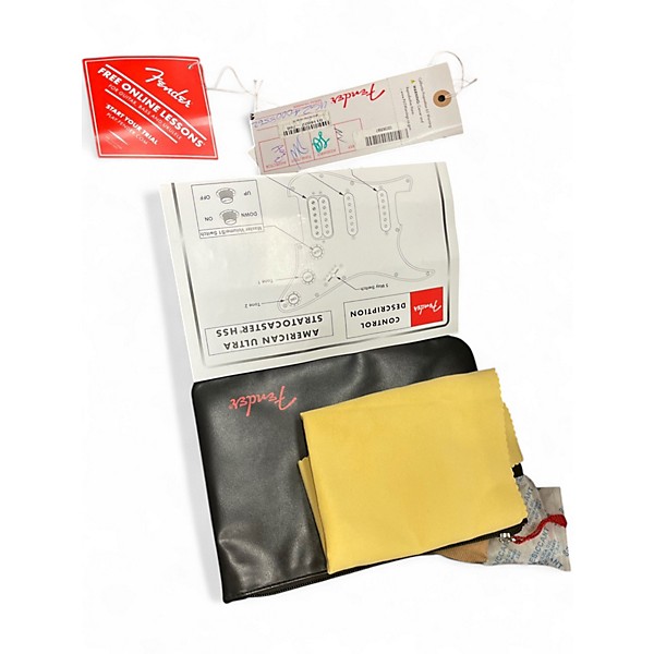 Used Fender American Ultra Stratocaster HSS Texas Tea Solid Body Electric Guitar