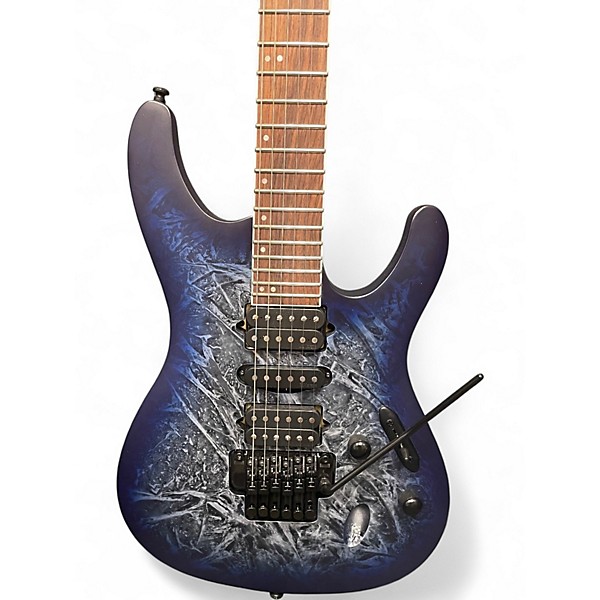 Used Ibanez S770 S Series Trans Blue Solid Body Electric Guitar