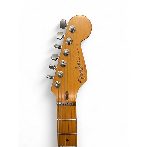 Used Fender American Stratocaster Plus Crimson Red Burst Solid Body Electric Guitar