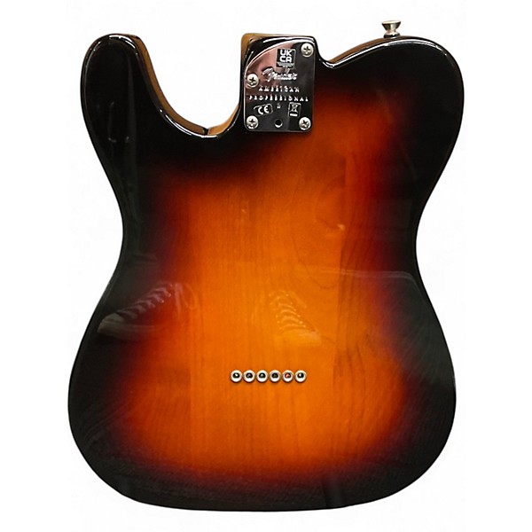 Used Fender American Professional II Telecaster Sunburst Solid Body Electric Guitar