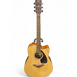 Used Yamaha FGX800C Natural Acoustic Electric Guitar