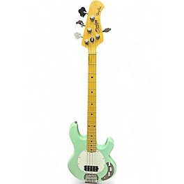 Used Sterling by Music Man Stingray Sub Series Surf green Electric Bass Guitar