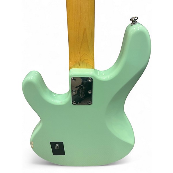 Used Sterling by Music Man Stingray Sub Series Surf green  Electric Bass Guitar