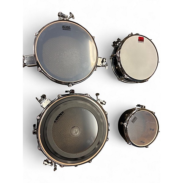 Used TAMA 4 Piece COCKTAIL JAM INDIGO SPARKLE Drum Kit